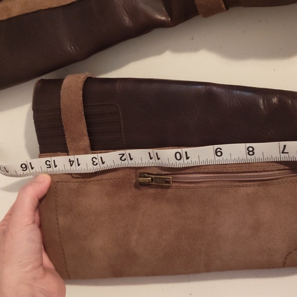 UGG Cydnee Brown Tan Suede Leather Riding Knee High Boots Women’s Size 7.5 - Picture 16 of 16
